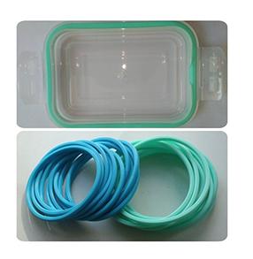 Lunch-box Cover Fresh Lid Silica Gel Sealing Ring Food Level Silica Gel Defence Hydrosphere