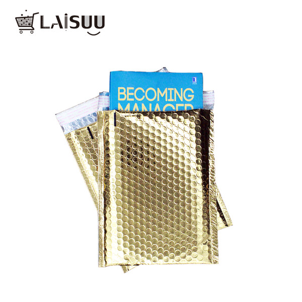 10pcs 6*9inch/18*23cm Multiple Colour Aluminized Bubble Mailers Self Seal Golden Padded Envelopes Clothing Mailing Bags