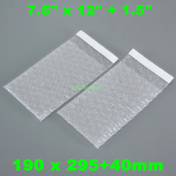 Quality Clear Bubble Envelopes Wrap Bags Seal Seal Plastic Packing Pouches 7.5