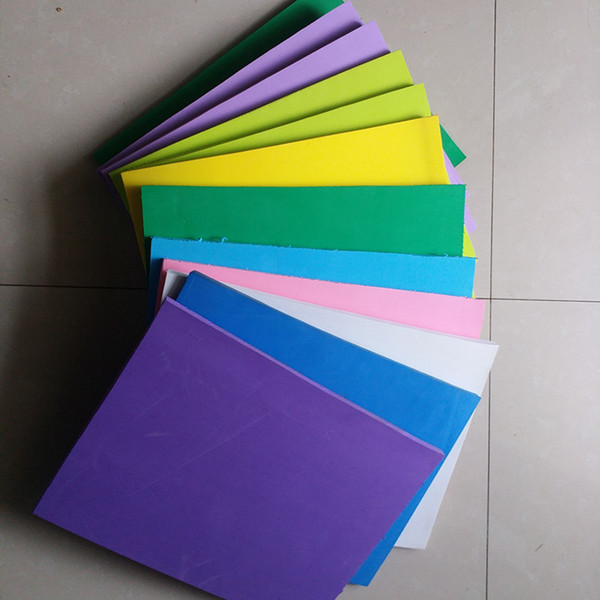 16pcs one lot different color 10mm thickness Craft eva, Easy to cut,Punch foam,Handmade cosplay material Size 25cm*33cm