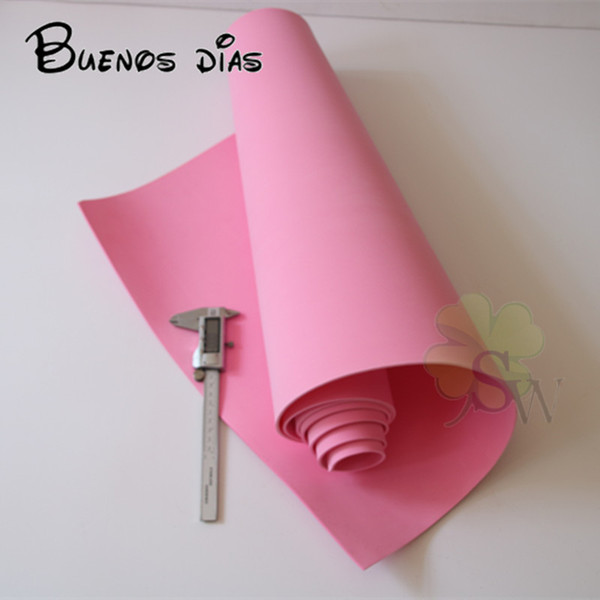 3mm thickness pink color Eva foam sheets,Easy to cut,Punch foam,children school Handmade cosplay material Size50cm*200cm