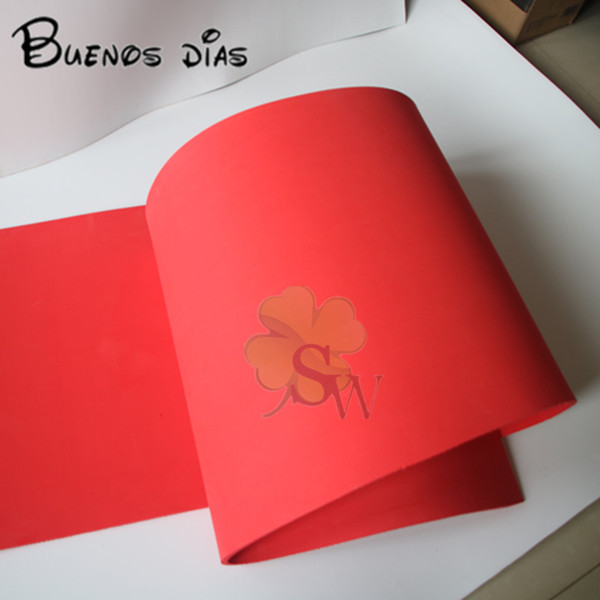 A grade red color 8mm Eva foam sheets,Easy to cut,Punch foam,children school Handmade cosplay material Size50cm*200cm