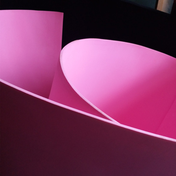 Pink color SGS passed eva foam sheets,Craft eva Easy to cut,Punch sheet,Handmade flowers / cosplay material