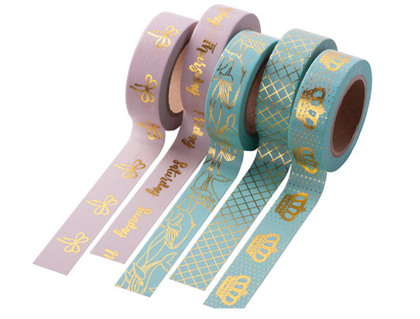 Size of 10metersx15mmx0.01mm,Hot stamping foil tape,fashion gifts packing AD use foil adhesive tape