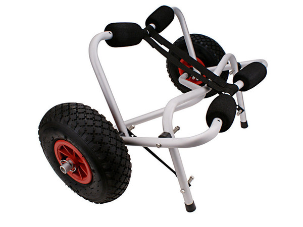 New Kayak Canoe Jon Boat Carrier Dolly Trailer Tote Trolley Transport Cart Wheel Big Wheels