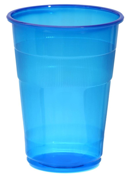 Promotion - Party Wedding Supplies, 9oz/250ml Blue Famous Service Impact Plastic Cup, 40/Pack