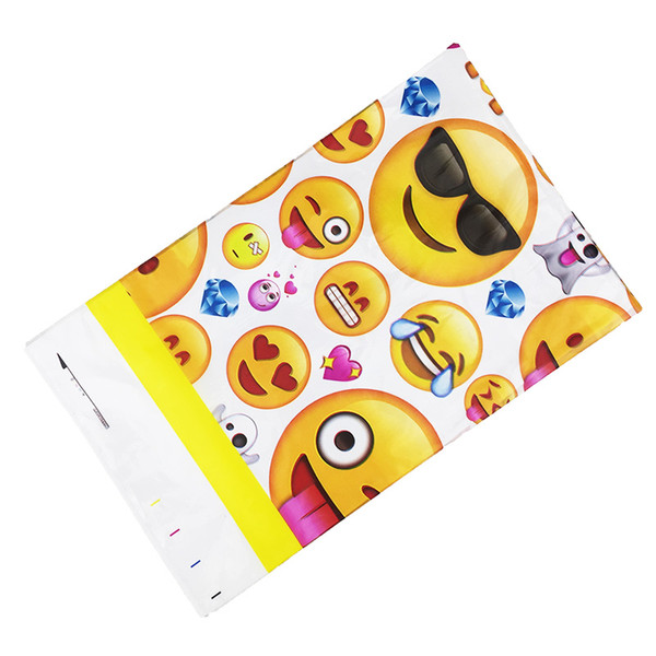 1pcs 108*180cm emoji Cartoon Party tablecover Degradable PE Disposable Plastic Outdoor Birthday Party tablecloth supplies