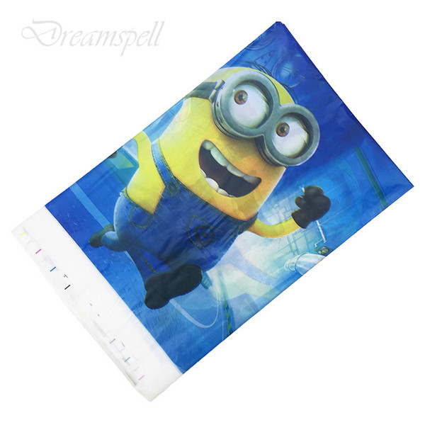 1pcs 108*180cm Cartoon Party tablecover Degradable PE Disposable Plastic Outdoor Birthday Party tablecloth supplies