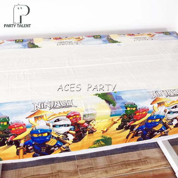 Party supplies 1pcs Ninja Ninjago theme party, birthday party decoration disposable table cloth table cover