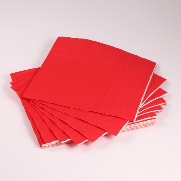 Solid Party Wedding Rectangle Disposable Napkin Napkins 20pcs Birthday, Party, Tableware 65 g/ Catering