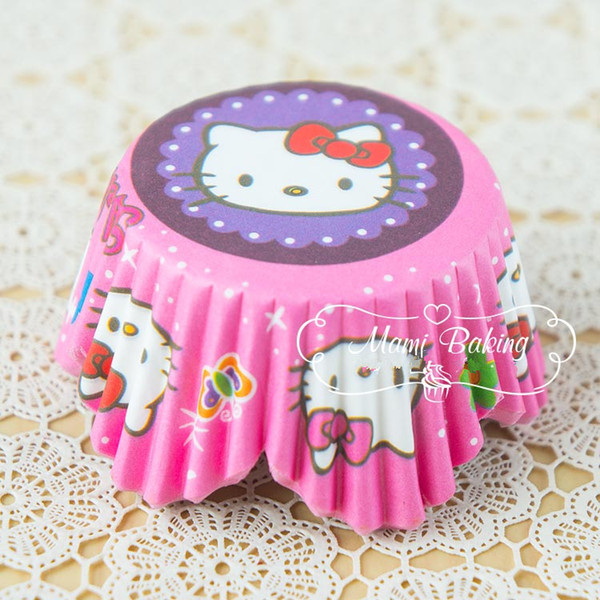 Hello Kitty Cartoon Cupcake Liner Muffin Cake Liners Cupcake Wrappers Paper Baking Cups Bakeware Cake Tool