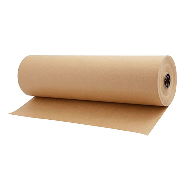 1 Roll of 30 Meters Kraft Wrapping Paper Roll - Wedding Birthday Party Gift Wrapping Arts and Crafts Parcel Packing, Free Shipping