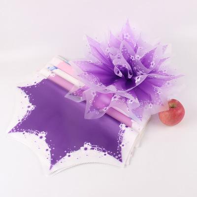 Apple Packaging Paper for Christmas Colorful Anise paper Christmas Eve Apple Wrapper Fog-faced Glass Paper Flowers packaging