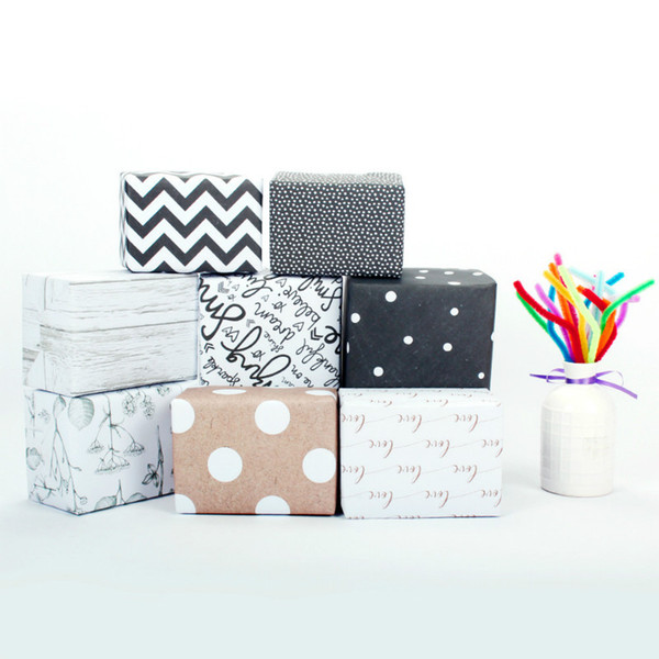 Hot-selling Packaging Paper Black-and-White Stripe Paper Gift Box Bouquet Paper