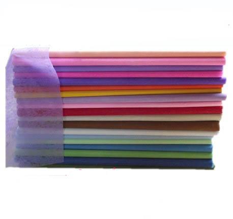 200pcs 50X50cm Mix color Tissue paper for Flower packing Gift box pack free shipping