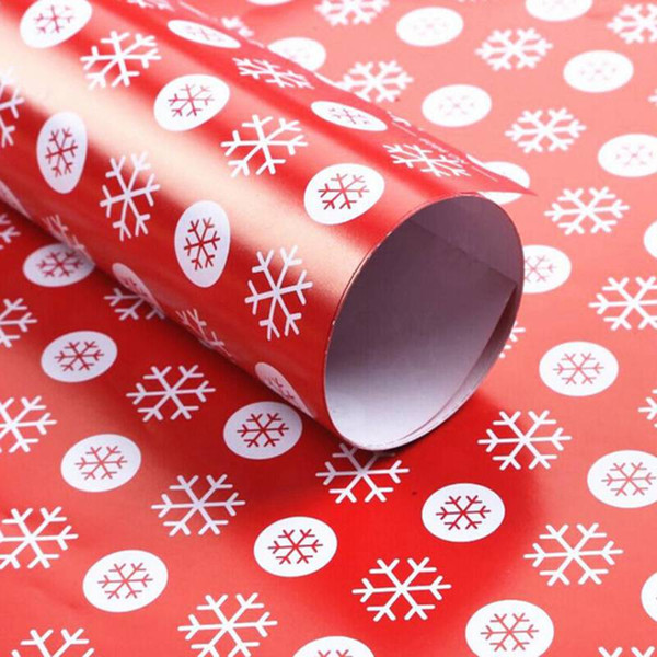 10PCs 51x72cm Gift Wrapping Paper For Birthday Party Wedding Christmas Decorations Gifts Packaging New Year Supplies