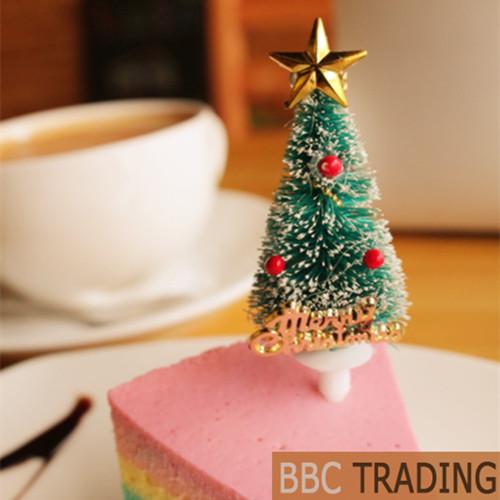 Christmas Cake Decoration Christmas Party Decorating Supplies Cake Picks Toppers 12 pcs/lot