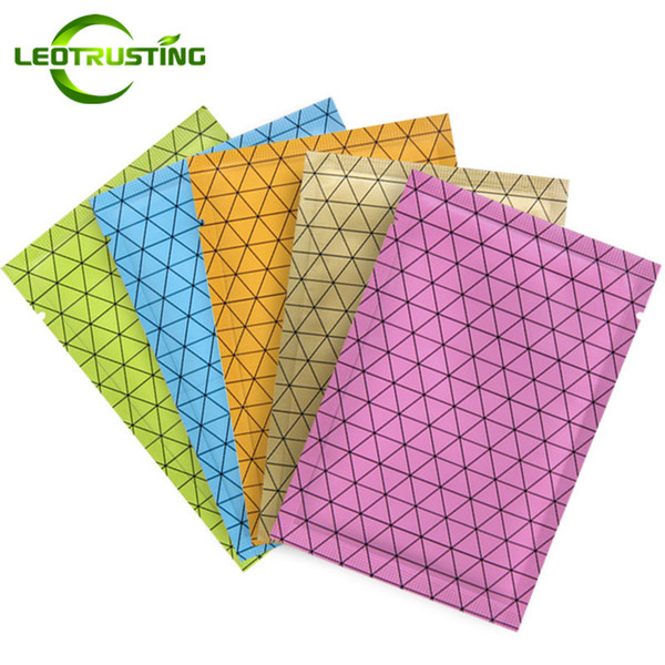 Leotrusting 200pcs/lot Small Open Top Aluminum Foil Square Vacuum Bag Resealable Small Heat Sealing Sheet Facial Mask Powder Packaging Bag