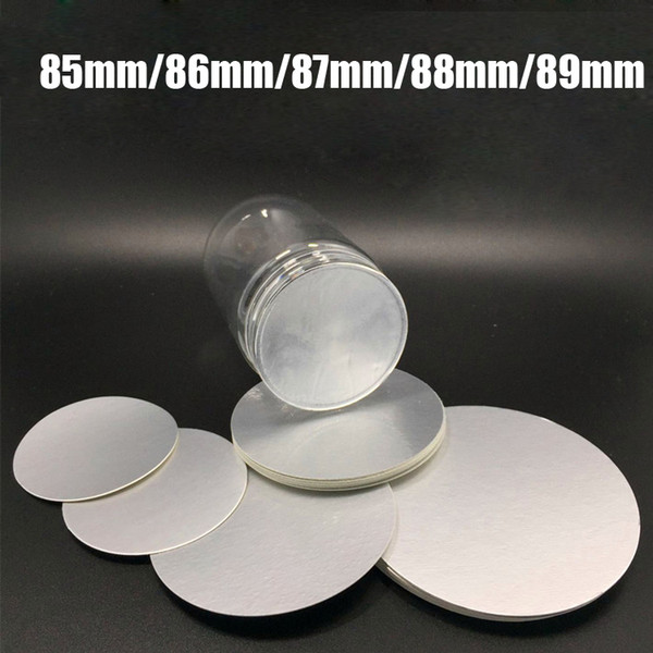 200pcs 85mm/86mm/87mm/88mm/89mm PP/PE/PET/HDPE/Glass/Acrylic Eletric Induction Aluminum Foil Sealing Gaskets/Pads Bottles