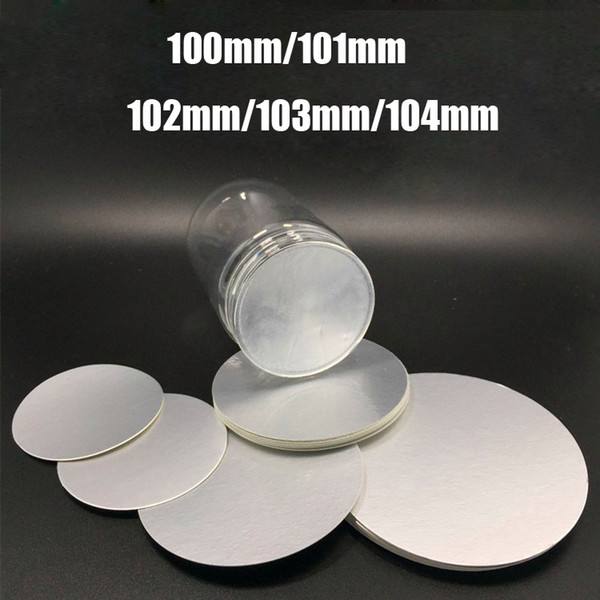 200pcs 100mm/101mm/102mm/103mm/104mm PE/PET/PP/HDPE/Glass/Acrylic Bottle Induction Bottle Cap Seals, Aluminum Foil Seals/Gasket/Pads