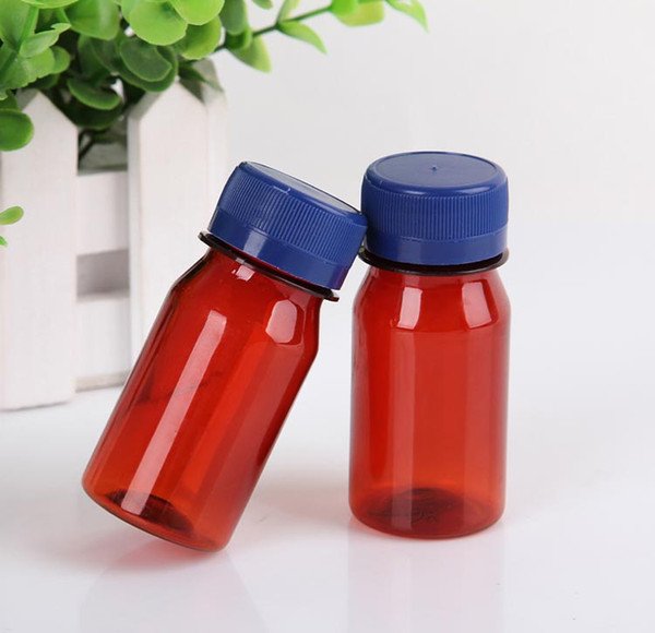 (500pcs/lot) 30ml Brown Thick PET Plastic Bottle, Liquid Bottle, Mecidine Bottle, Water Bottle ~ Screw Cap