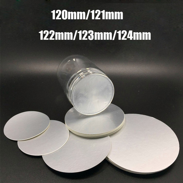 200pcs 120mm/121mm/122mm/123mm/124mm PE/PET/PP/HDPE/Glass/Acrylic Induction Bottle Cap Seals, Aluminum Foil Seals/Gasket/Pads