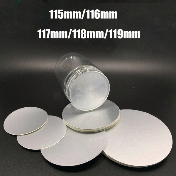 200pcs 115mm/116mm/117mm/118mm/119mm PE/PET/PP/HDPE/Glass/Acrylic Induction Bottle Cap Seals, Aluminum Foil Seals/Gasket/Pads