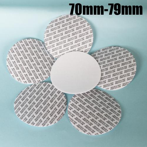 200pcs Size 70mm-79mm Bottle Pressure Sensitive Seals, 74mm 75mm 76mm 77mm Self Sticky Bottle Seals, Sticky Sealer, Bottle Air-tighten Seals