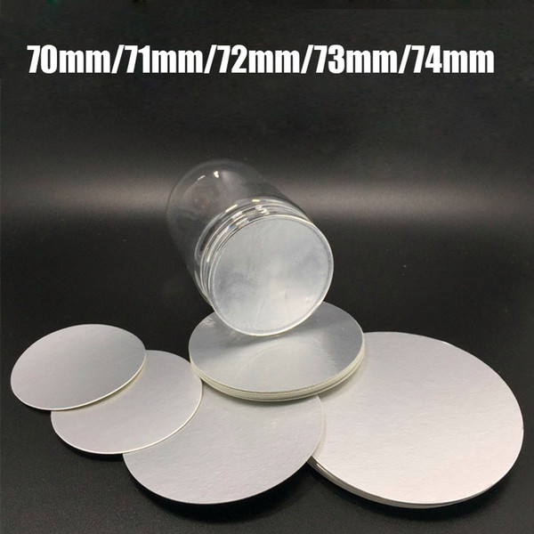 200pcs 70mm/71mm/72mm/73mm/74mm PE/PET/PP/HDPE/Glass/Acrylic,bottle Aluminum foil Seals, Aluminum Foil Gasket/Pads