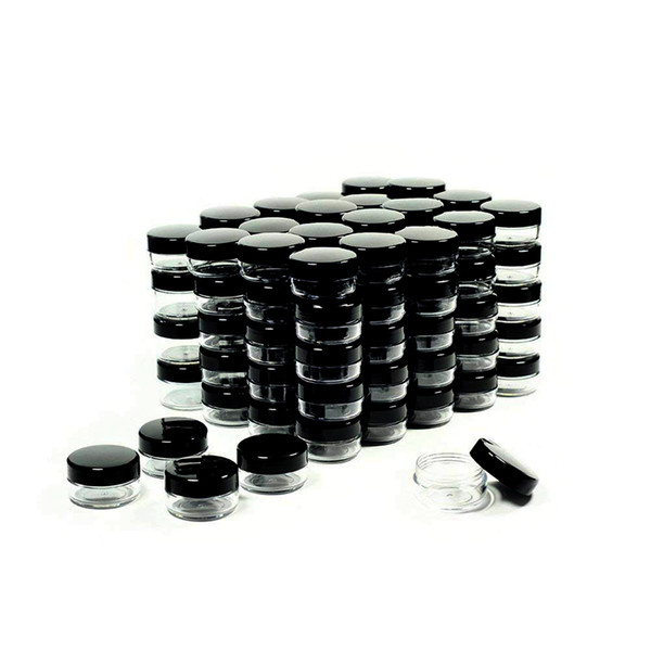 5 Gram Cosmetic Containers Sample Jars with Lids Plastic Makeup Sample Containers BPA free Pot Jars