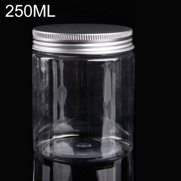 250ml Plastic Bottles Cosmetics Jar with Screw Lids Empty Cosmetic Containers Makeup Powder Case Nail Art Jewelry Storage Box