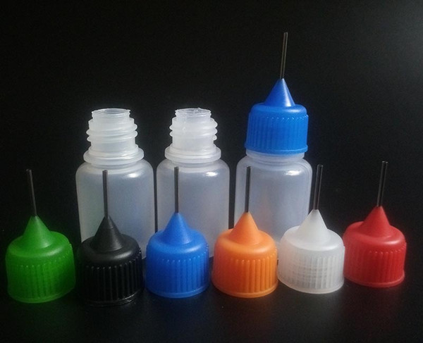 eGo Empty Needle Bottle 5ml PE Plastic Dropper Bottle Empty E Liquid Oil Bottle Childrenproof Cap 500PS DHL FEDEX