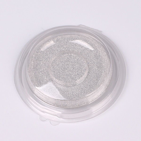 Disposable Empty Clear Round 3D False Eyelashes Storage Case Eye Makeup Tool Transparent DIY Elegant Fake Eyelashes Blister Package