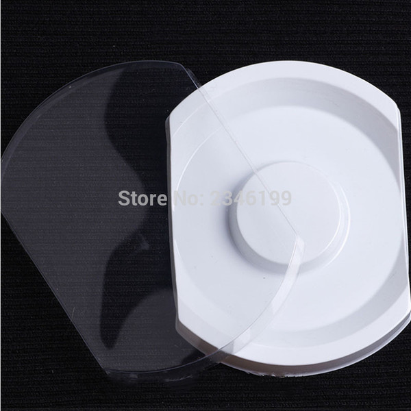 Empty Eyelash Box Transparent Plastic Eyelash Packaging Box Cosmetic Container White Packing Case Cosmetic Packing 50pcs