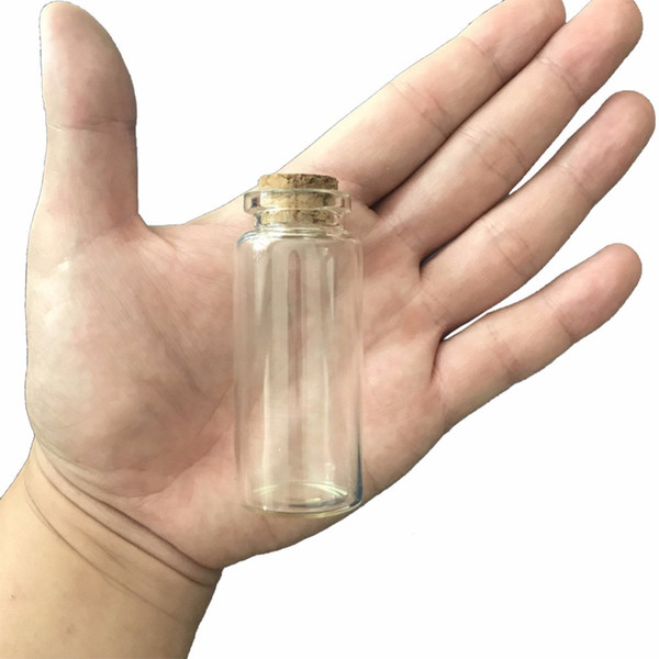 30ml Wish Bottles Tiny Small Empty Clear Cork Glass Bottles Vials For Wedding Holiday Decoration Christmas Gifts 50pcs/lot