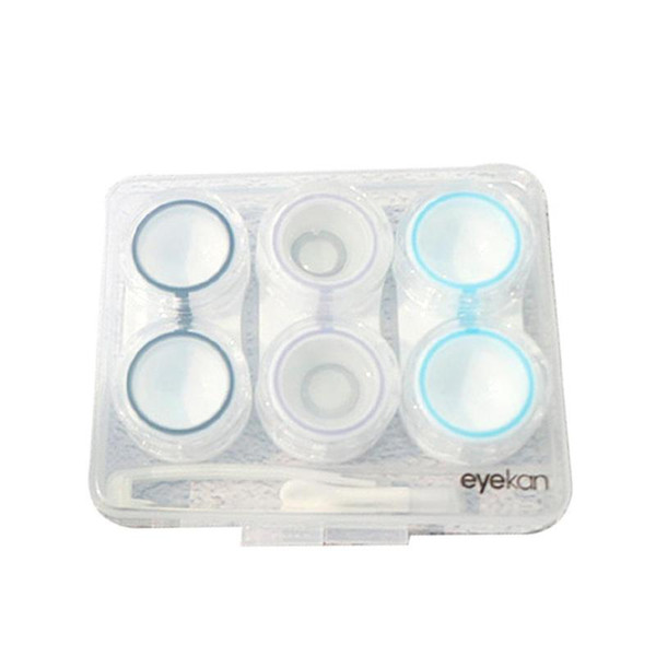 Portable Contact Lens Box Eyewear Travel Glasses Transparent Storage Case