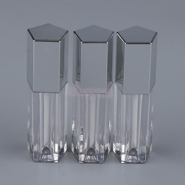 3Pcs/Pack Mini Clear 5ml Empty Lip Gloss Tube Lip Oil Bottle Cosmetic Lipstick Containers Refillable Bottles Makeup Tool