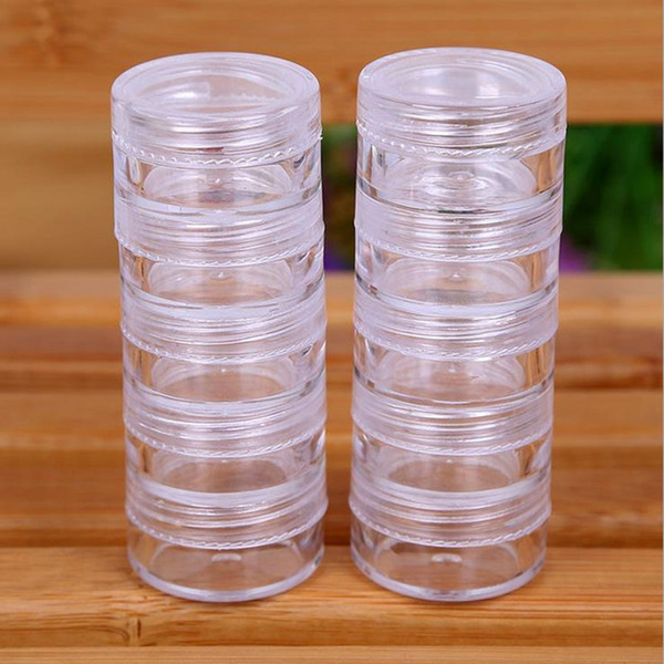 5G Cream Jars, Screw Caps,Clear Plastic Makeup Sub-bottling,Empty Cosmetic Container,Small Sample Mask Canister JF-106