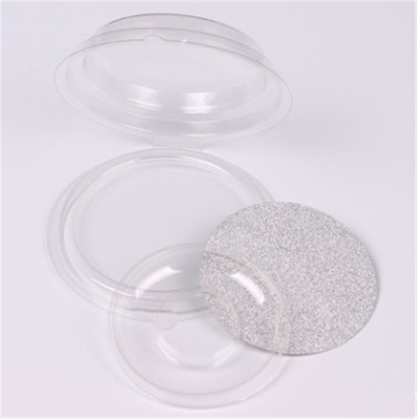 New style OEM design round shape PVC material disposable plastic False eyelash tray 1000 pcs/lot