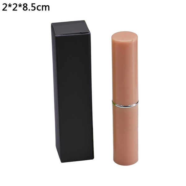 2*2*8.5cm Black Kraft Paper Packaging Box Retail DIY Lipstick Boxes Wedding Favor Decorative Gift DIY Package Paperboard Boxes 50pcs/lot