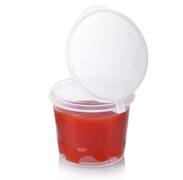 2000pcs 25ml 1oz Food grade PP seasoning cup Disposable tasting cup Salad sauce Take-out storage cup