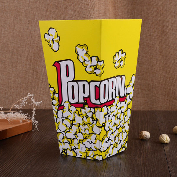 Popcorn Paper Container Popcorn Boxes Kids Party Treat Boxes Bags Wedding Birthday Decorations