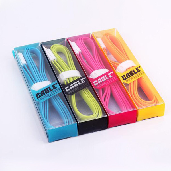 Plastic Crystal PVC Retail package Cable Box Boxes For iPhone 4 4S 5 5S 5C SAMSUNG Galaxy S3 S4 S5 NOTE 2 NOTE 3 Cables