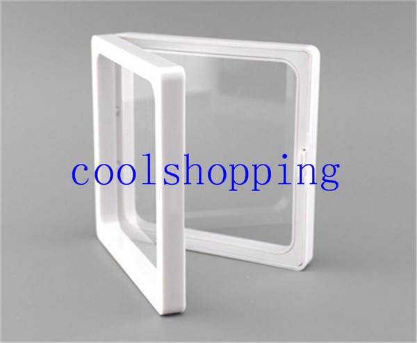 DHL Freeshipping clear plastic membranes photo frame display/ collection box/jewelry box 9x9x2cm