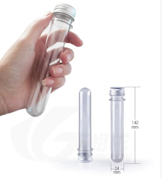 40ml transparent mask bath salt test PET tube with aluminum cap,40cc,clear plastic cosmetic tube with pressure sensitive seal F2017257