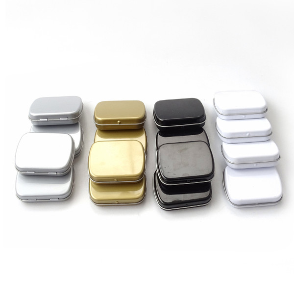 Mini Tin Boxes Jar Packing Boxes Small Empty Metal Storage Box Case Organizer for Money Coin Candy Keys Gift Boxes