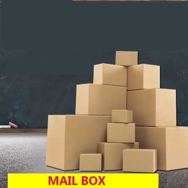 130*80*90mm Small size Packing paper box Corrugated cardboard Carton kraft paper box Three layers Mailing box