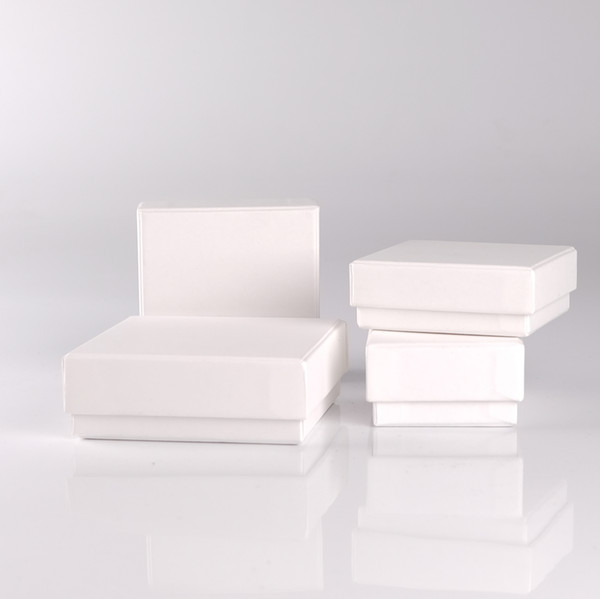 FEDEX Free Ship 5x5x5cm Customized White Paper Gift box for wedding decorations/Jewelry Box/ Fashion Pedant Box/ Little Gifts Storage Boxes