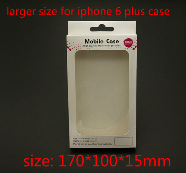 Retail Package Paper Plastic Packaging Packing Box Boxes For Mobile Phone Case Accessories iPhone 6 plus for Samsung Galaxy case