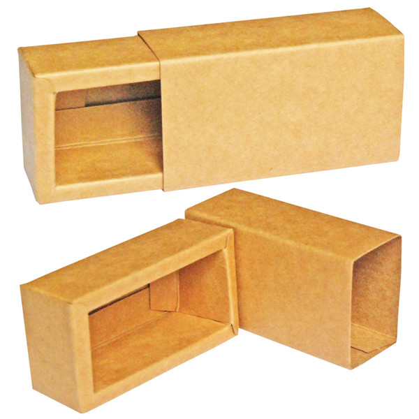 Customizable Kraft Paper Boxes of 10ml Essential oils, Drawer style,Original color No printing/Recyclable/Environment-friendly